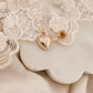 Lace heart necklace - gold
