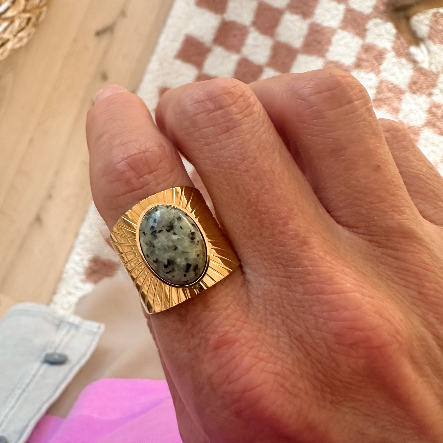 Evergreen Cuff Ring Lise's Pieces