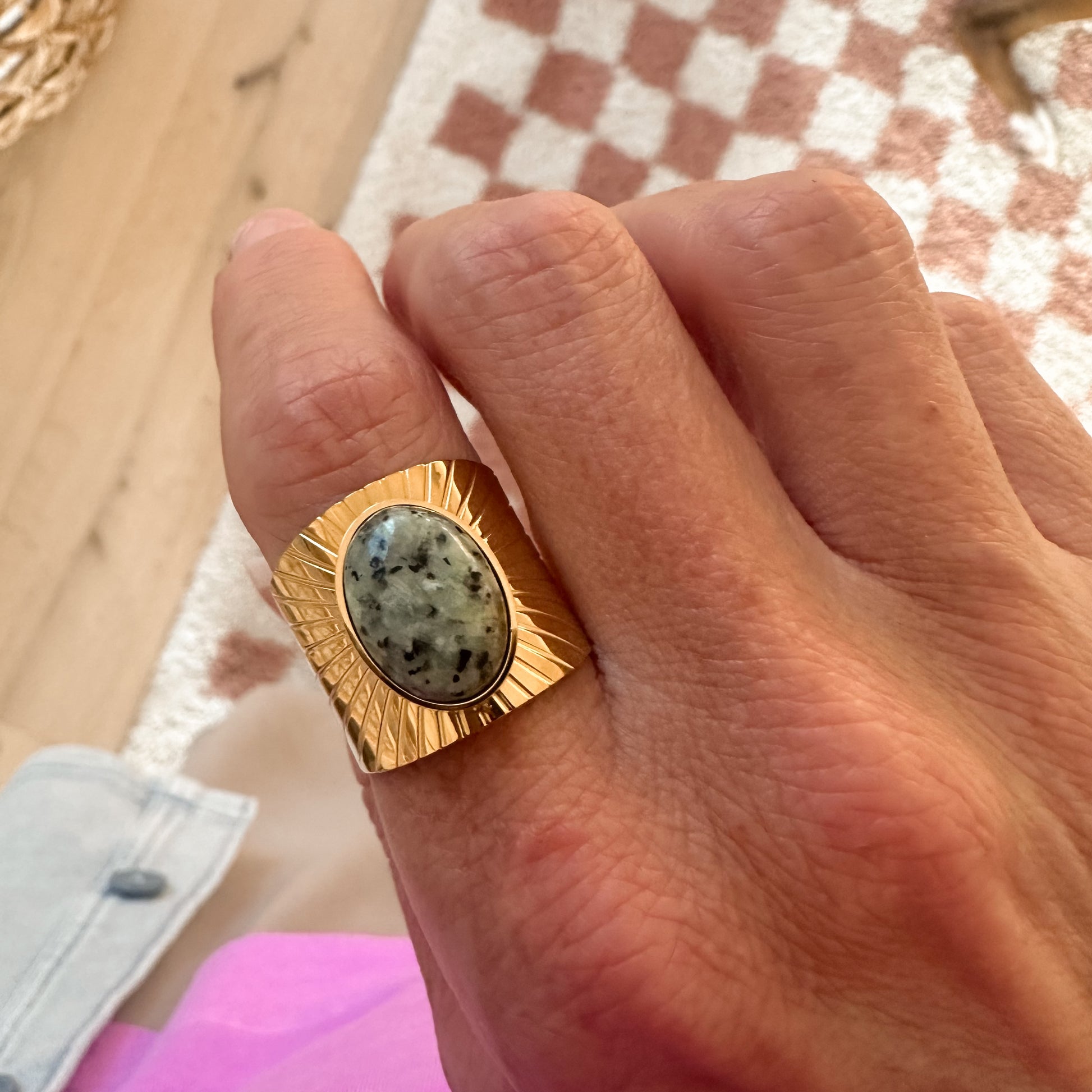Evergreen Cuff Ring Lise's Pieces
