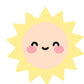 Smiling sun screwbacks - Myzie collection