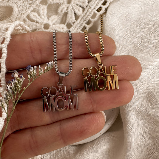 Goalie Mom necklace