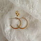 Golden Hour hoops / small Lise's Pieces