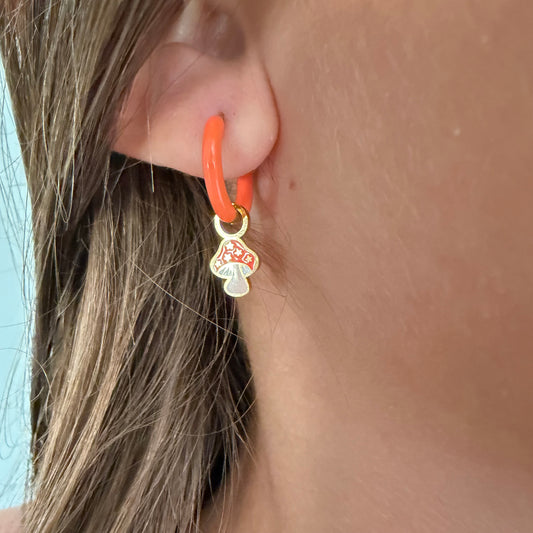 Hoops for Charms - Orange Lise's Pieces