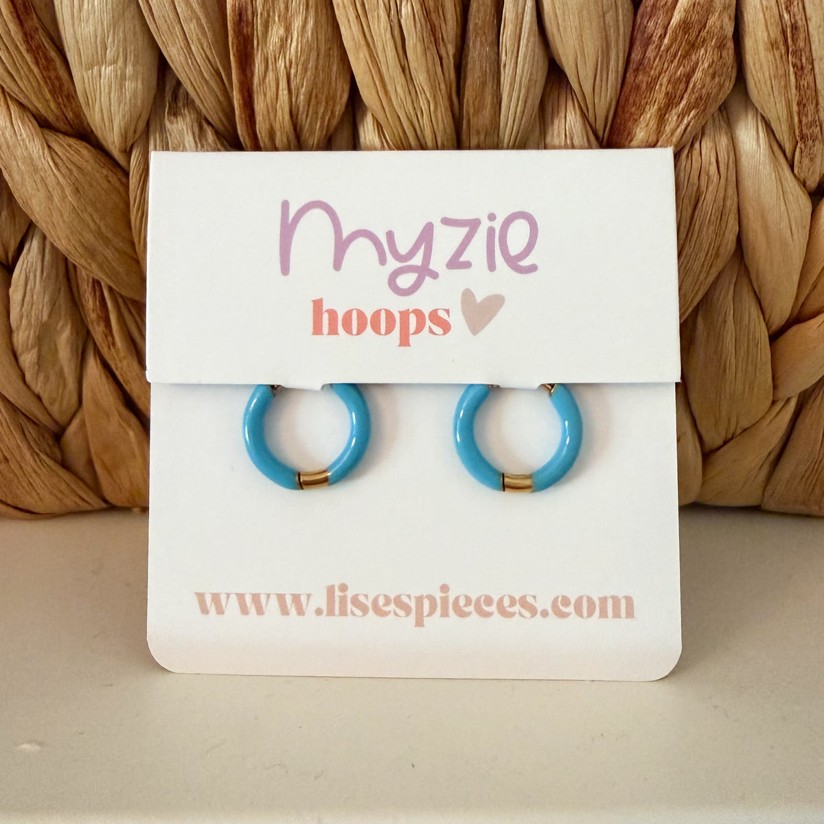 Hoops for Charms - Bright Blue Lise's Pieces