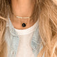 Onyx gemstone necklace