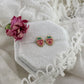 Sweet strawberry screwbacks - Myzie collection Lise's Pieces