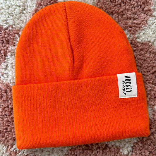 Hockey Mom Toque - orange