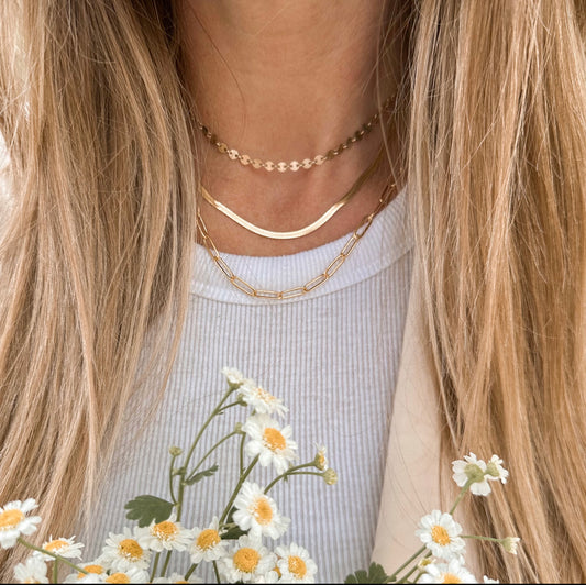 Oversized Paperclip necklace