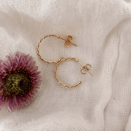 Twisted Wire Hoops