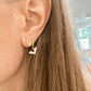 Bat hoops - gold or silver