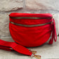 Oversized Crossbody - Bright Red