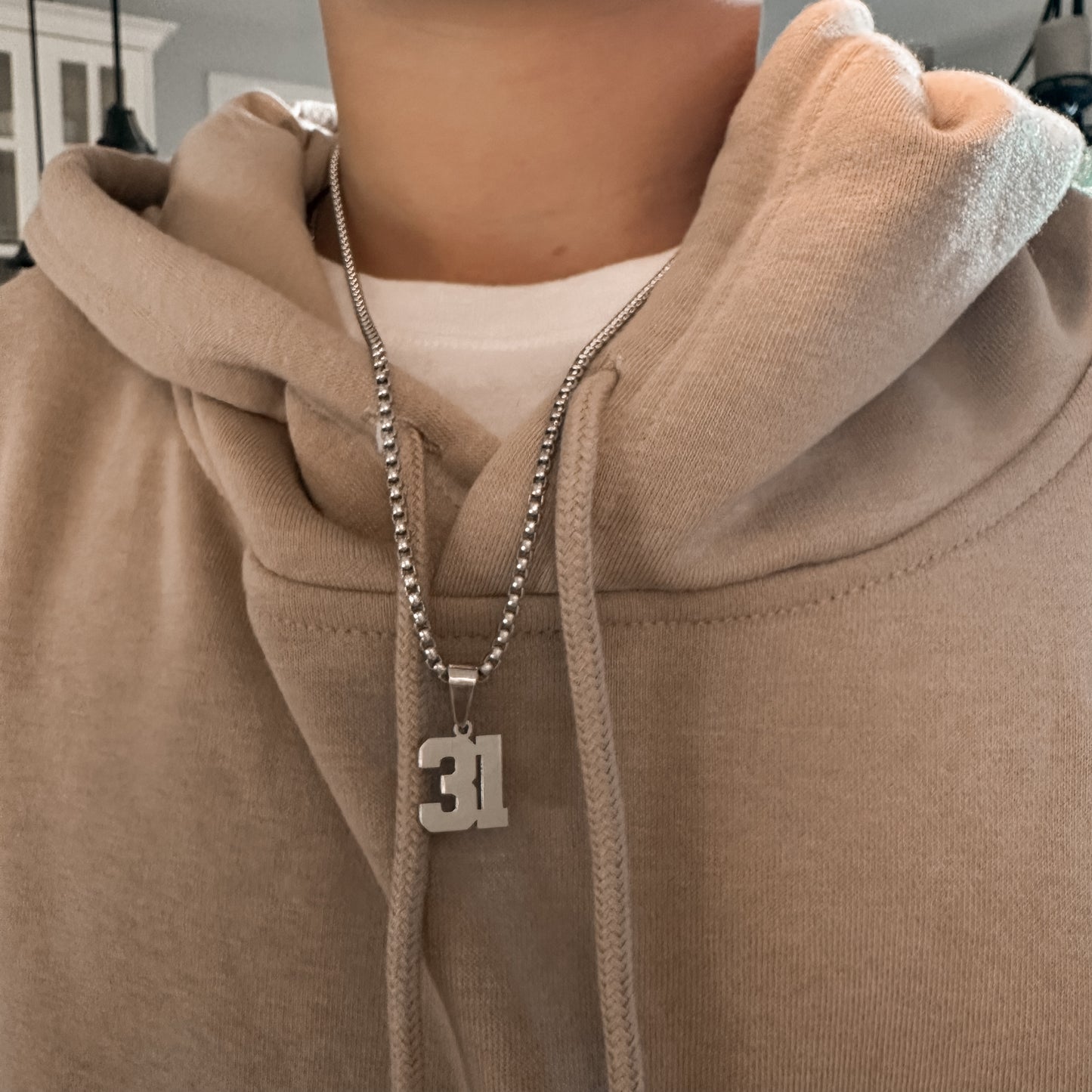 Jersey Number Necklace