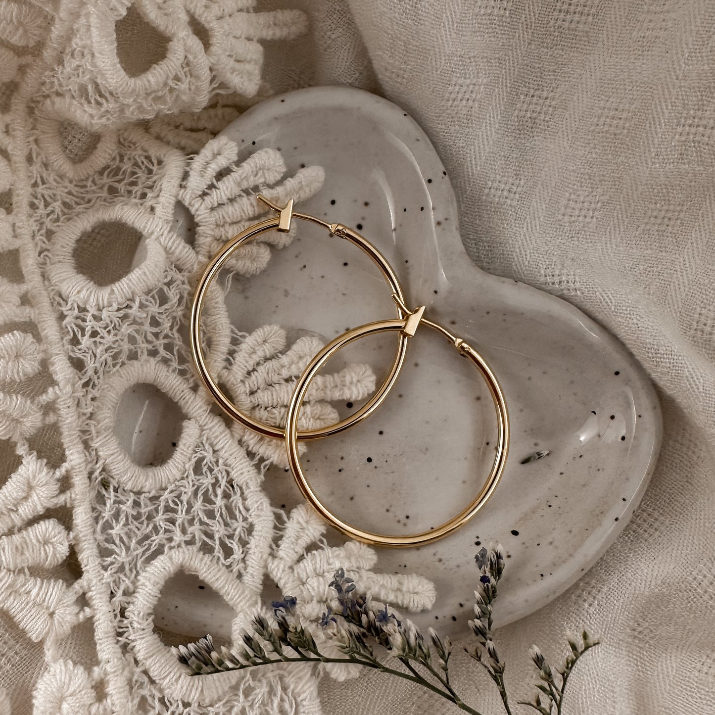 Classic French Hoops - 30mm