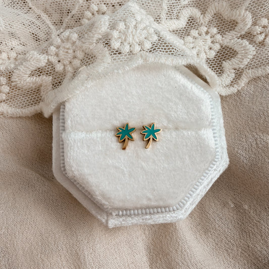 Palm Tree Screwbacks Lise's Pieces