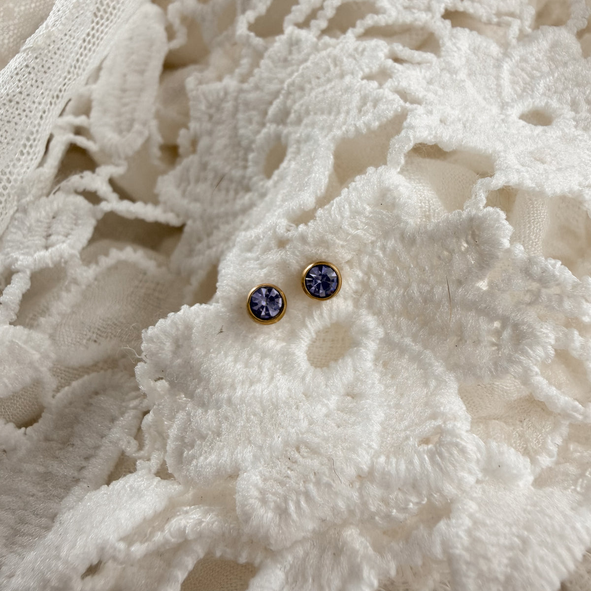 June birthstone studs Lise's Pieces