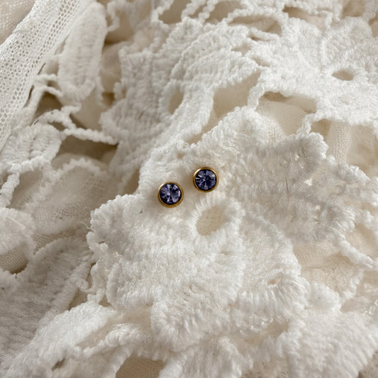 June birthstone studs Lise's Pieces