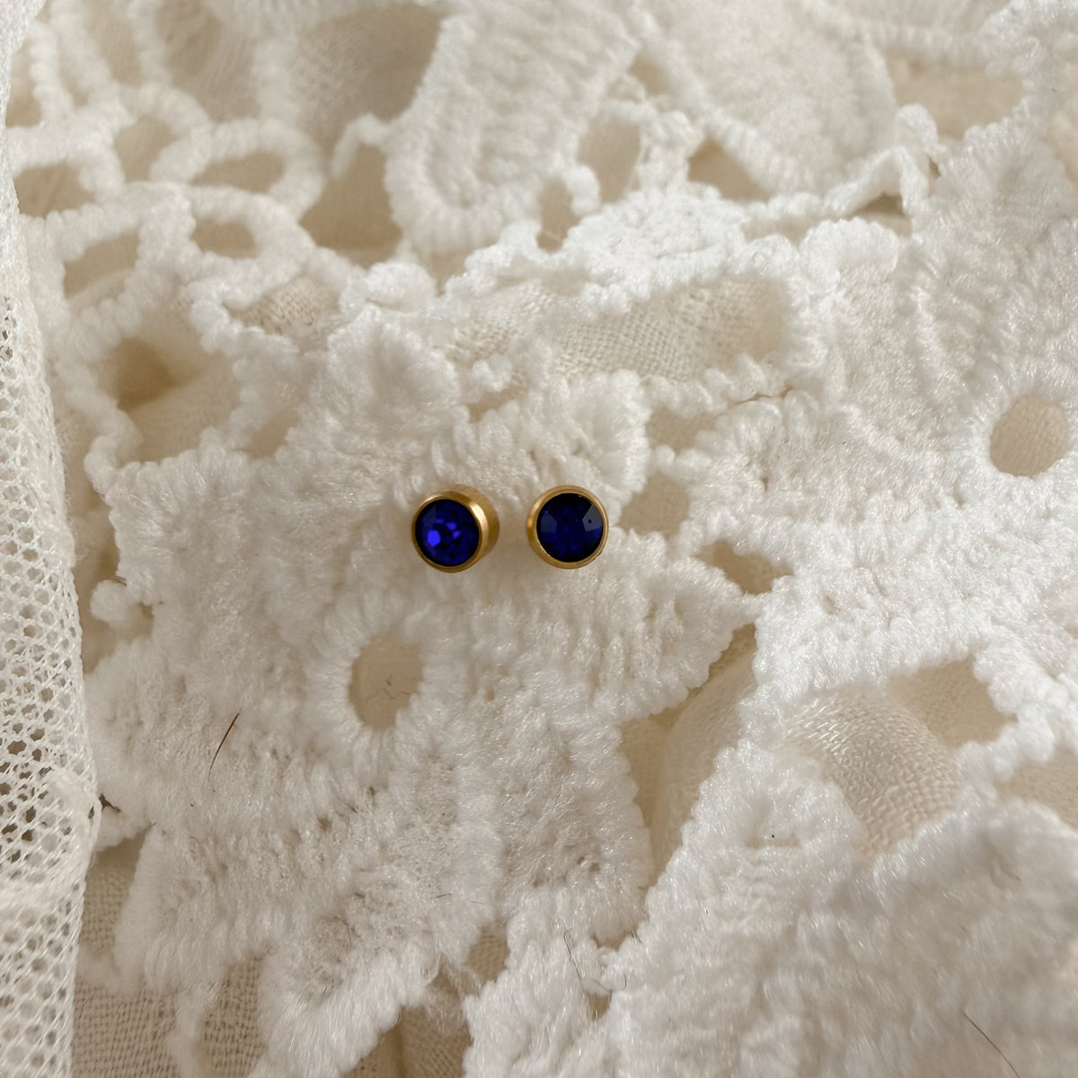 September birthstone studs Lise's Pieces