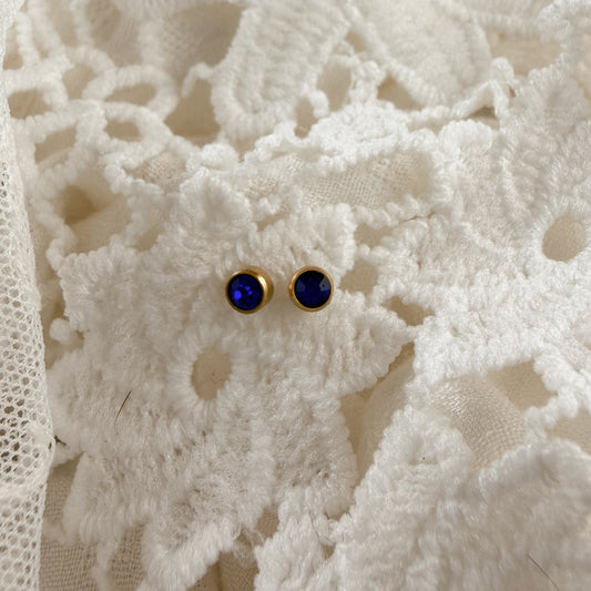 September birthstone studs Lise's Pieces