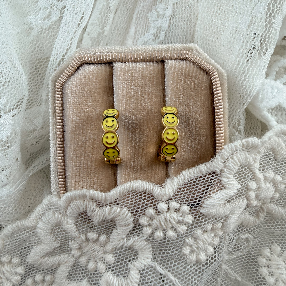 Myzie Smiley Hoops Lise's Pieces