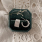 Triple Crystal Cuff Hoop - silver Lise's Pieces