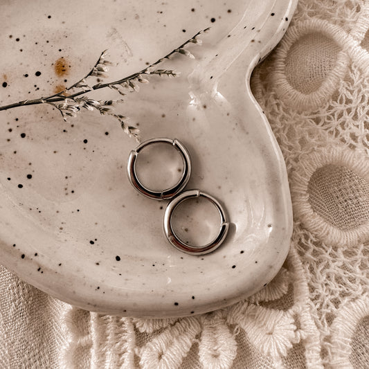 baby snap huggies - 8mm silver