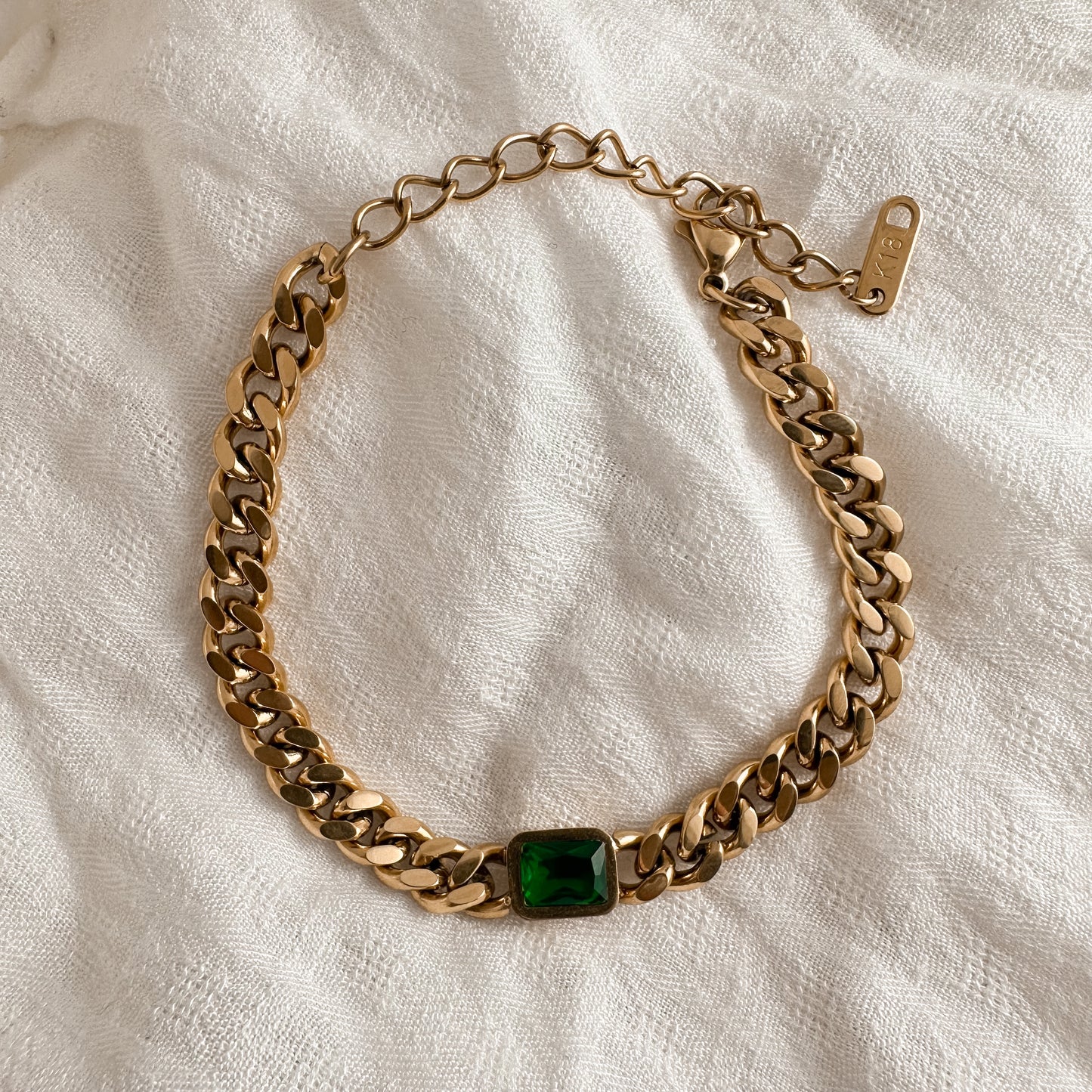 Emerald Gem Bracelet