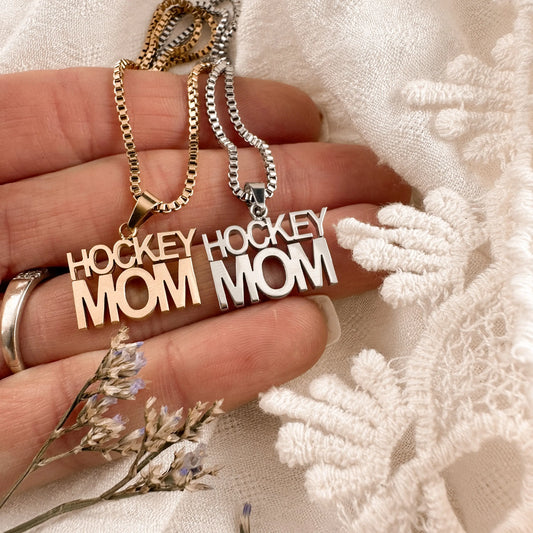 Hockey Mom necklace Lise's Pieces