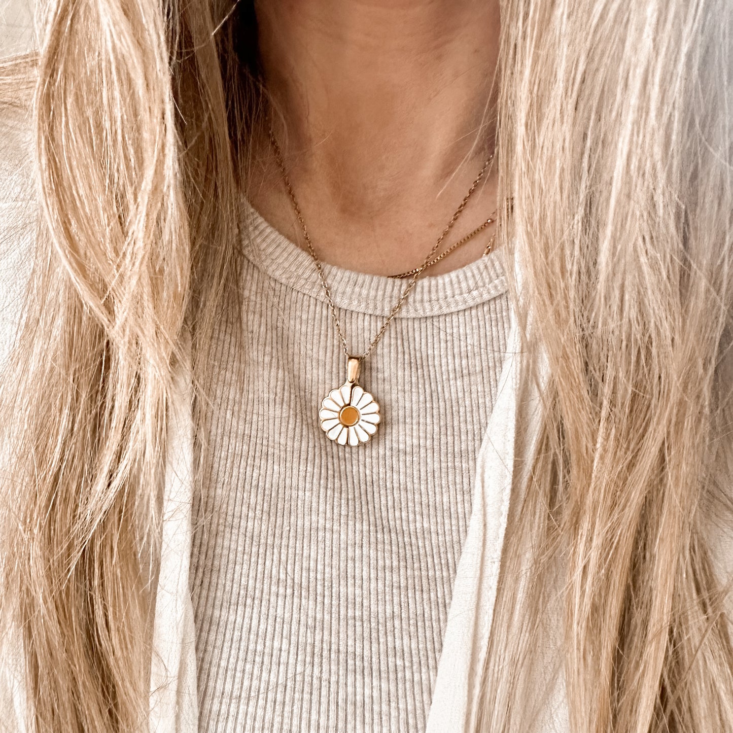 Teacher Bloom Necklace - hidden message