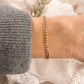 Mini figaro bracelet - gold