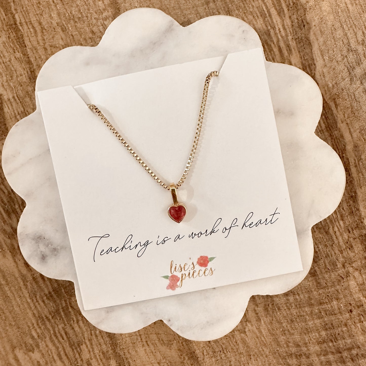 Teaching Heart Necklace