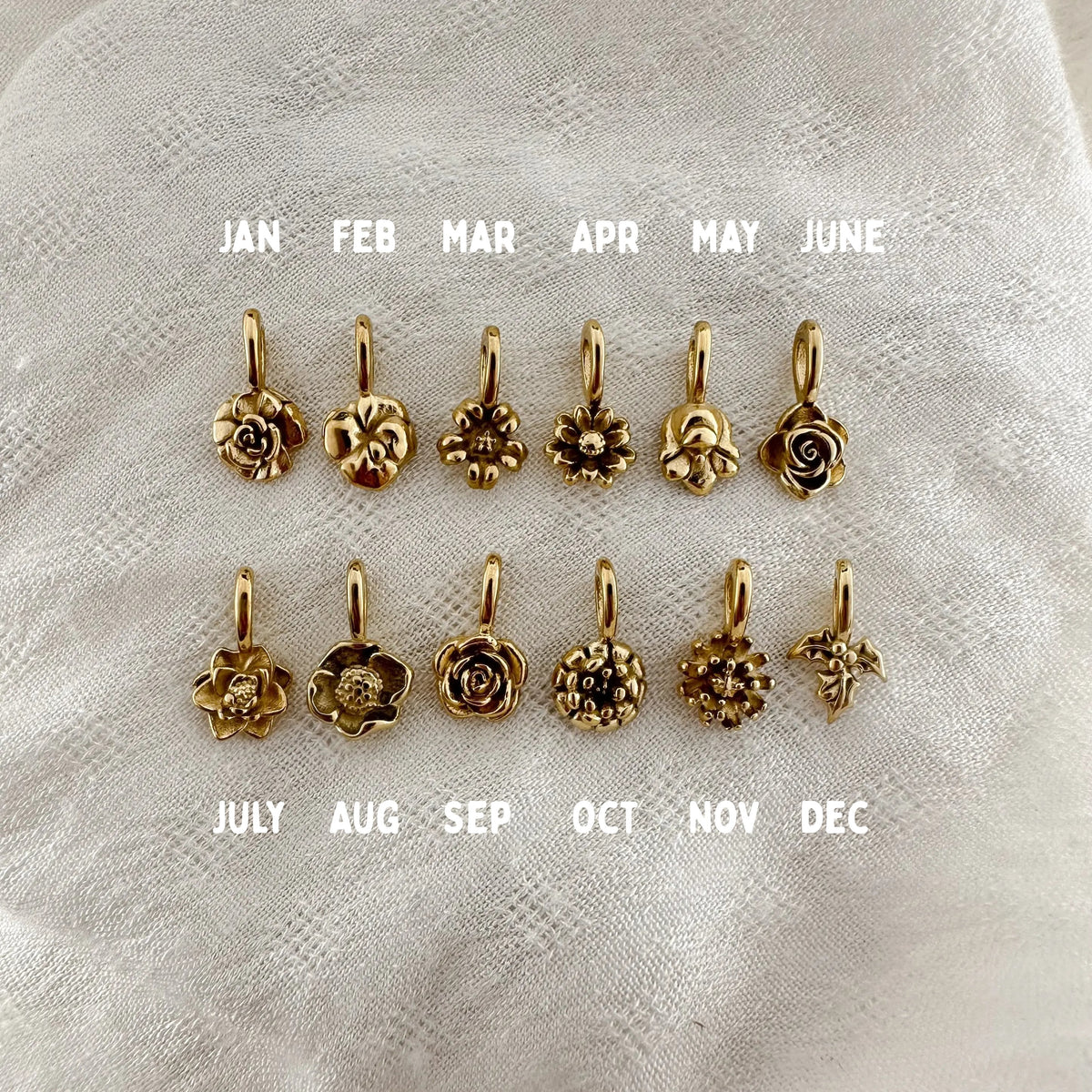 *CHARMS* Floral Story Necklace Lise's Pieces