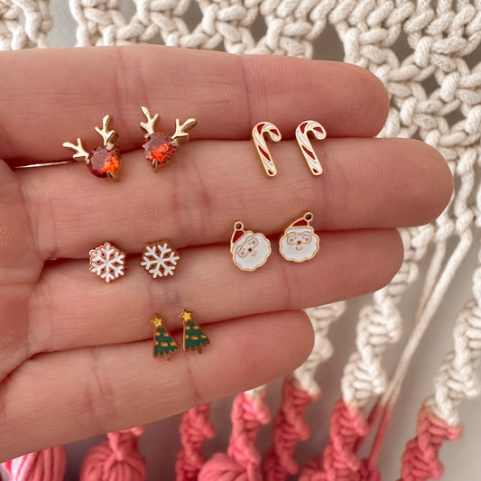 Reindeer Gem Screwbacks - Myzie Collection