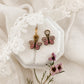Bright butterfly hoop charms - Myzie collection Lise's Pieces