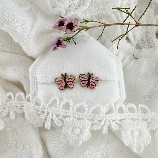 Bright butterfly screwbacks - Myzie collection Lise's Pieces