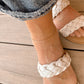 Cable chain anklet - gold