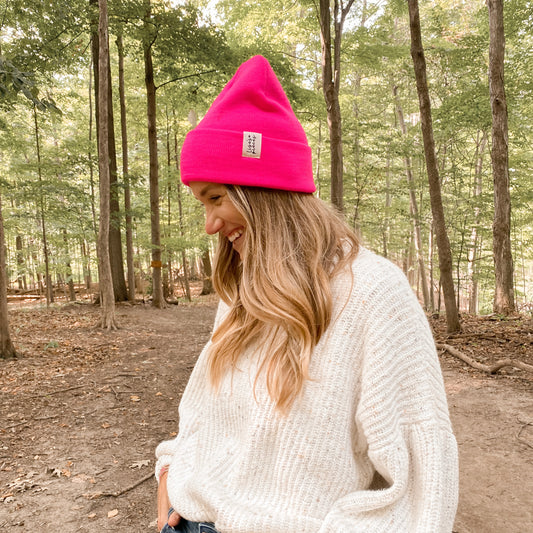 Hot Pink toque