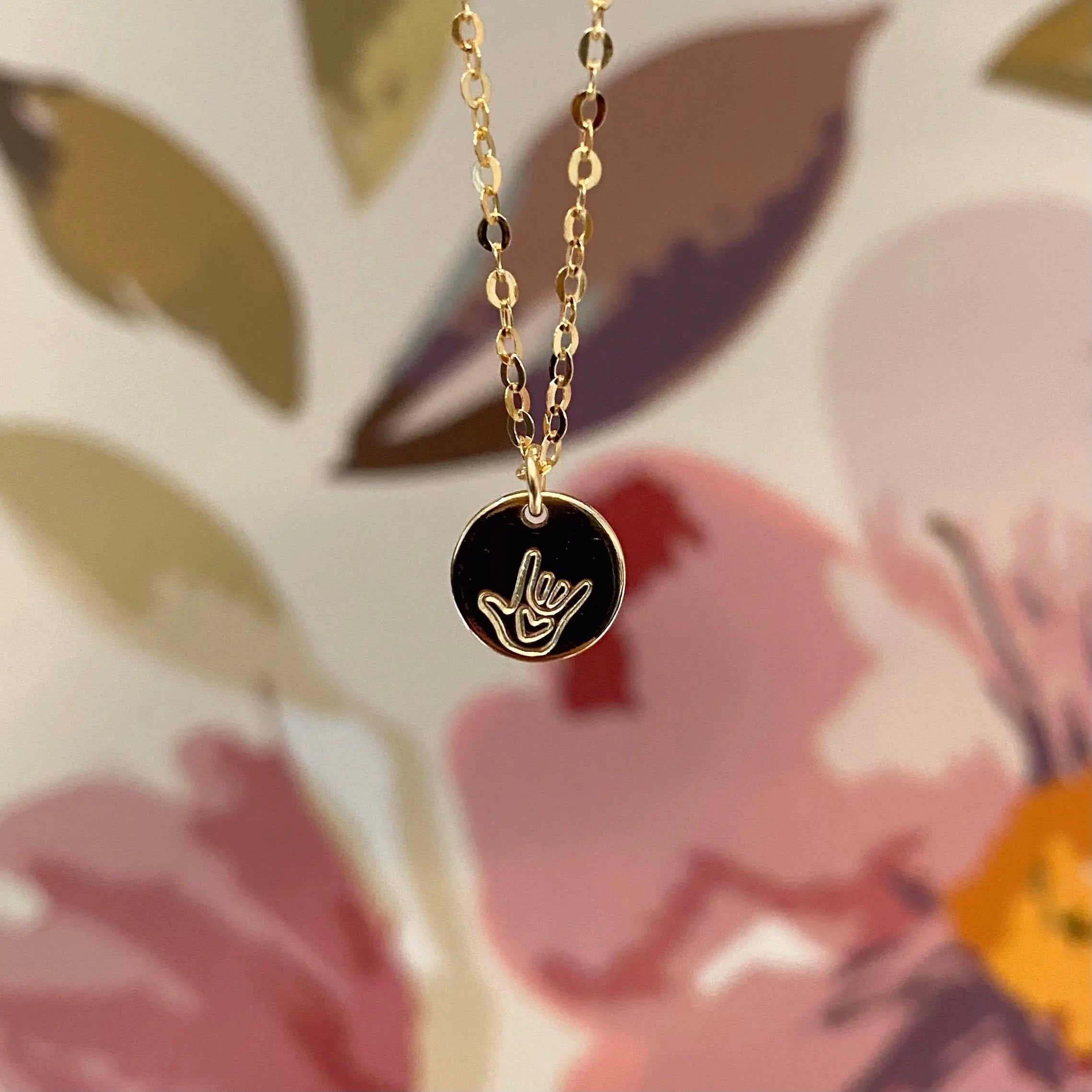 I love you sign language disc – Lise's Pieces