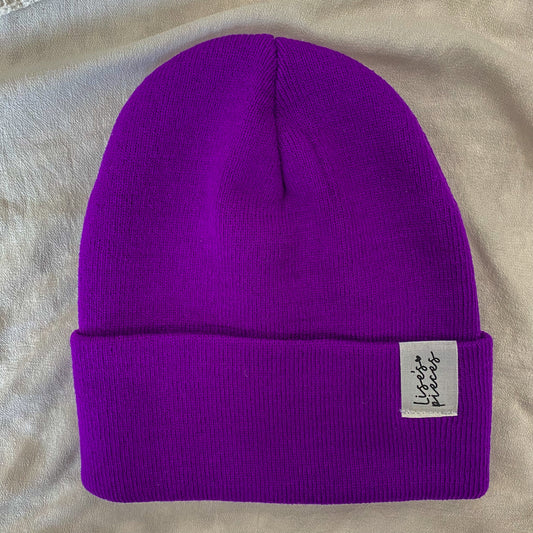 Eggplant toque