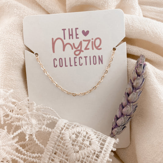 Mini open heart necklace - Myzie collection